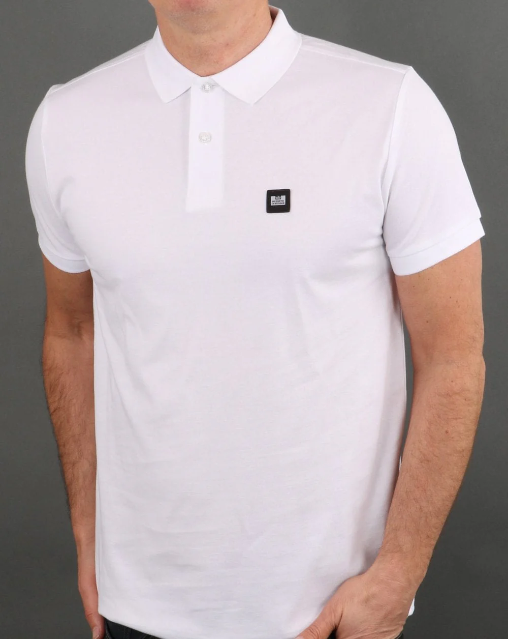 Weekend Offender Polo Shirt White - Image 3