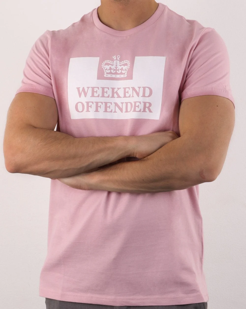 Weekend Offender Prison T-shirt Pink - Image 3