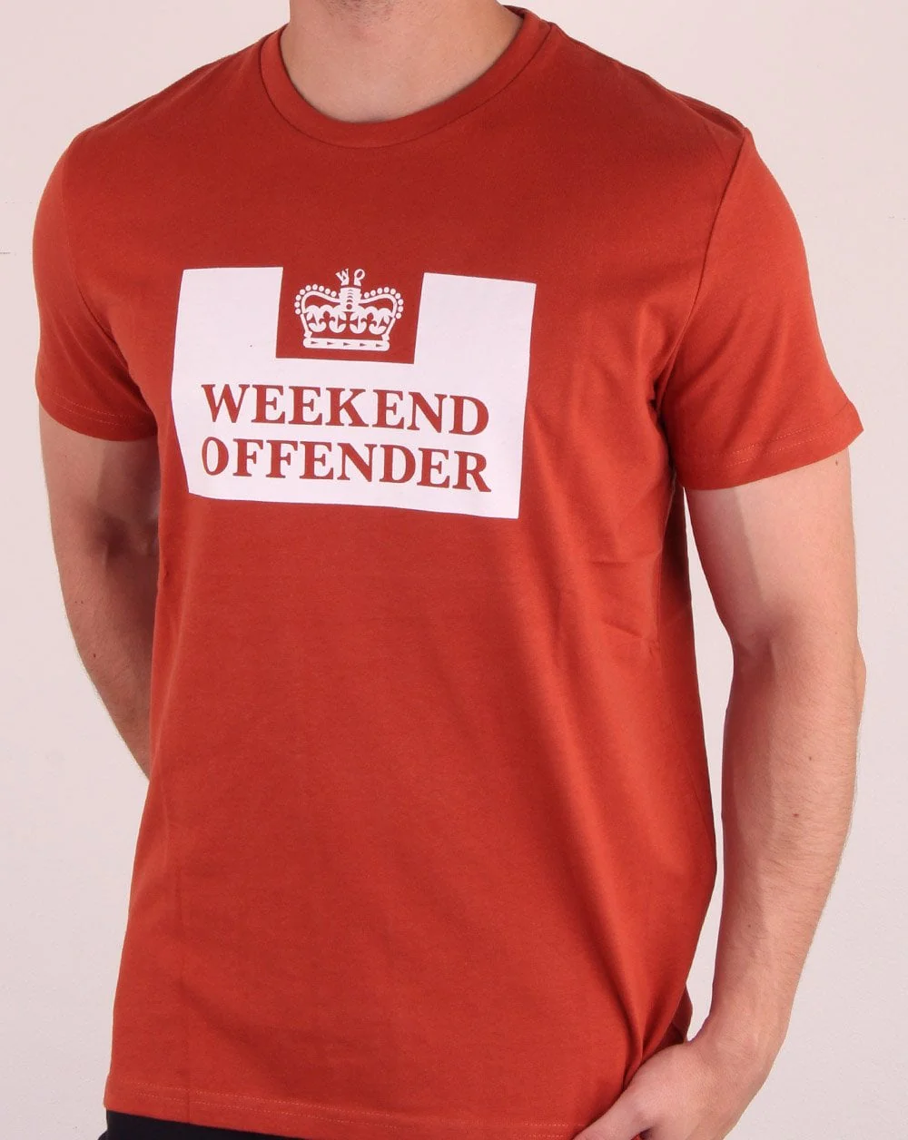 Weekend Offender Prison T-shirt Rust - Image 2