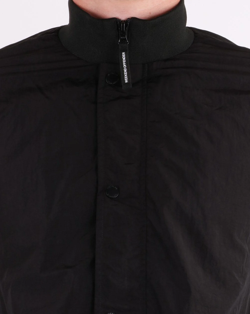 Weekend Offender Riberalata Bomber Jacket Black - Image 4