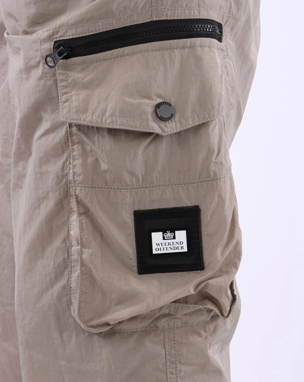 Weekend Offender Salvador Cargo Pants Beige - Image 2