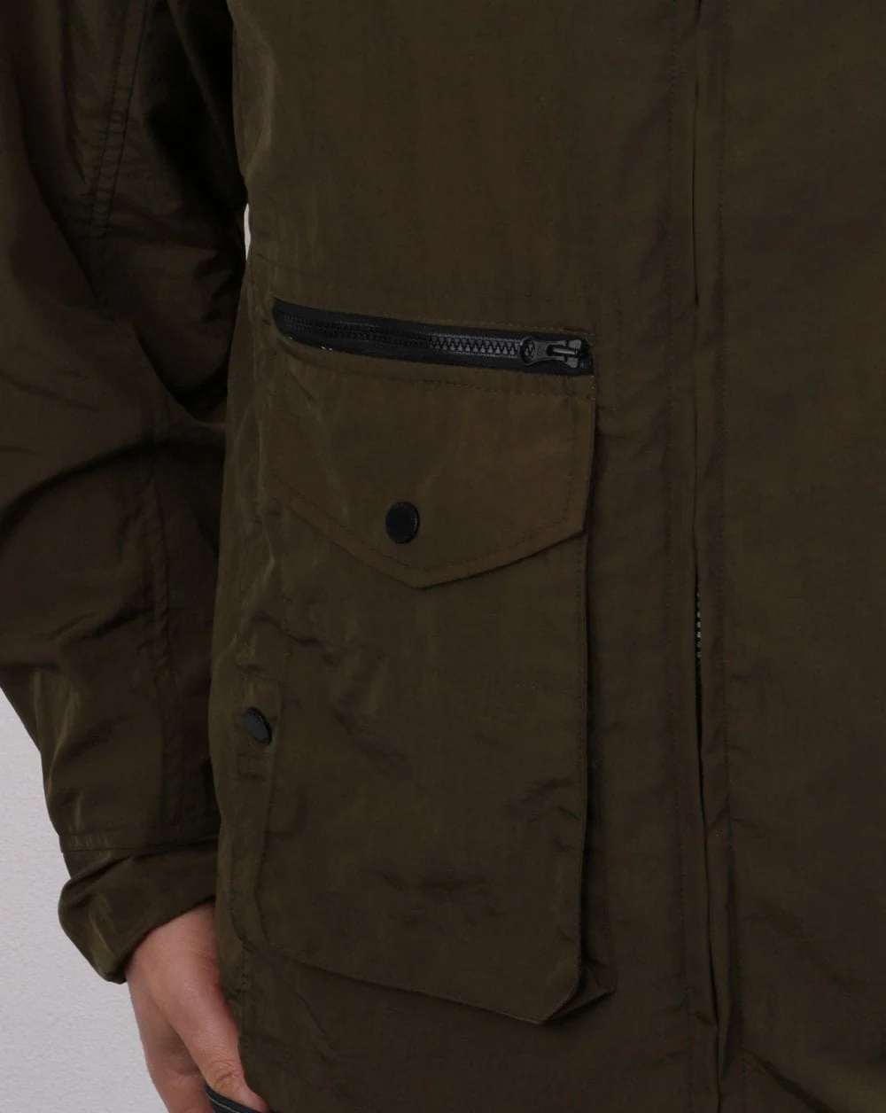 Weekend Offender Vinnie Overshirt Dark Army - Image 3